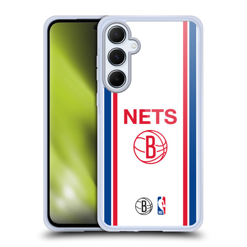 NBA Brooklyn Nets Logo Retro Design Soft Gel Case for Samsung Galaxy A55 5G