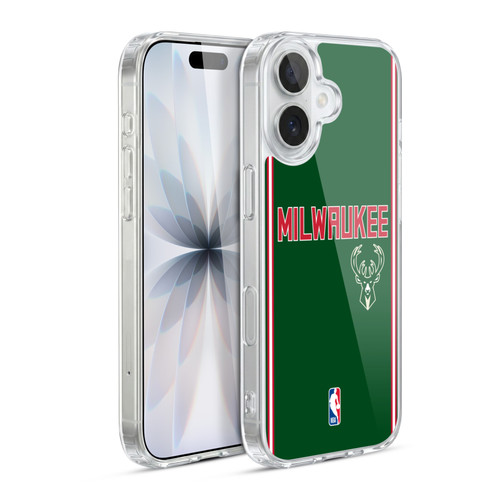 NBA Milwaukee Bucks Logo Retro Design Soft Gel Case for Apple iPhone 17