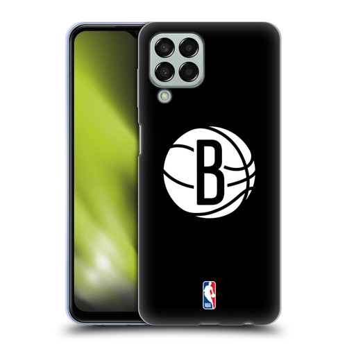 NBA Brooklyn Nets Logo Black Soft Gel Case for Samsung Galaxy M33 (2022)