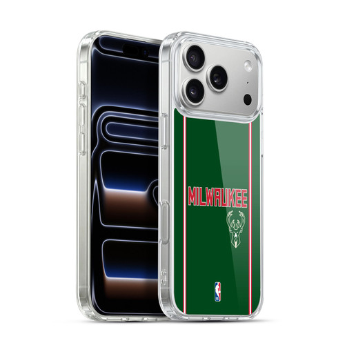 NBA Milwaukee Bucks Logo Retro Design Soft Gel Case for Apple iPhone 17 Pro Max