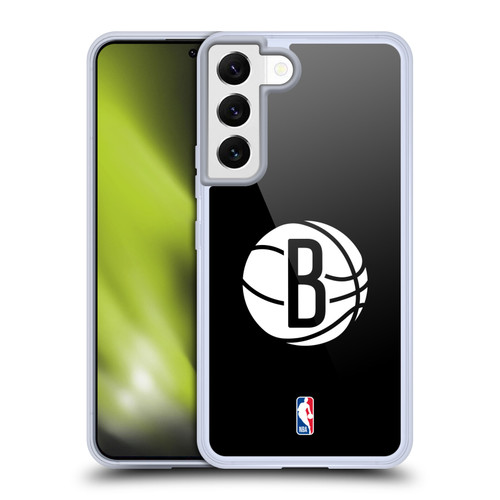 NBA Brooklyn Nets Logo Black Soft Gel Case for Samsung Galaxy S22 5G & MagSafe