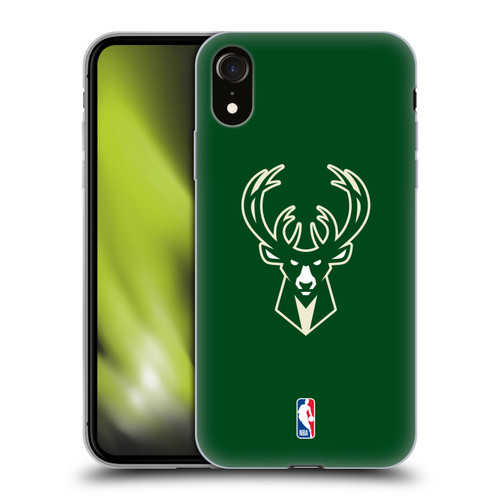 NBA Milwaukee Bucks Logo Green Soft Gel Case for Apple iPhone XR