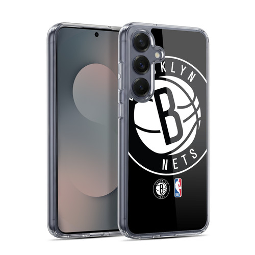 NBA Brooklyn Nets Logo Oversized Soft Gel Case for Samsung Galaxy S25 & MagSafe