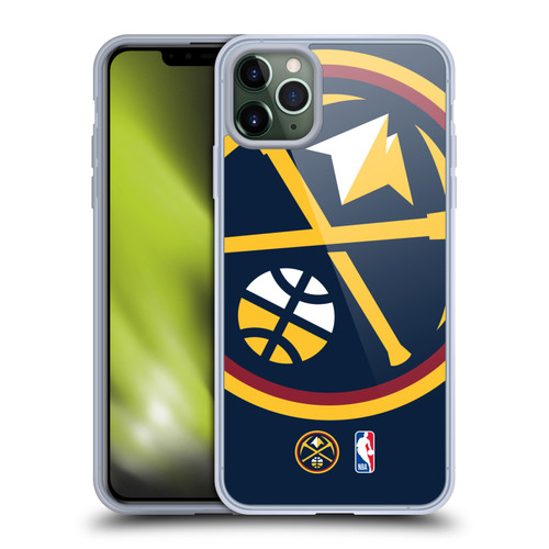 NBA Denver Nuggets Logo Oversized Soft Gel Case for Apple iPhone 11 Pro Max & MagSafe