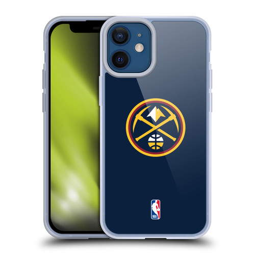 NBA Denver Nuggets Logo Midnight Blue Soft Gel Case for Apple iPhone 12 Mini & MagSafe