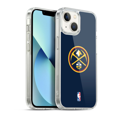 NBA Denver Nuggets Logo Midnight Blue Soft Gel Case for Apple iPhone 13