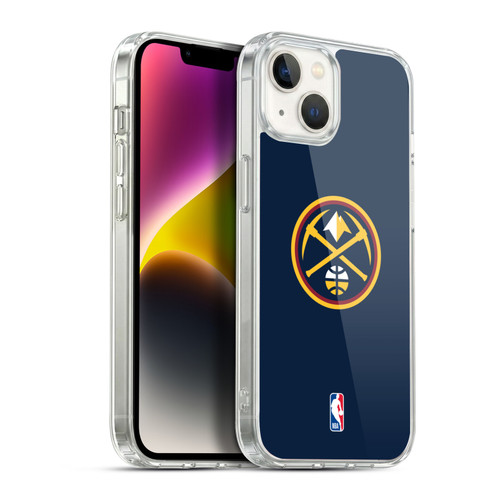 NBA Denver Nuggets Logo Midnight Blue Soft Gel Case for Apple iPhone 14 Plus & MagSafe