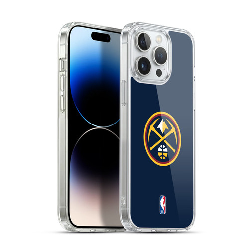 NBA Denver Nuggets Logo Midnight Blue Soft Gel Case for Apple iPhone 14 Pro Max & MagSafe