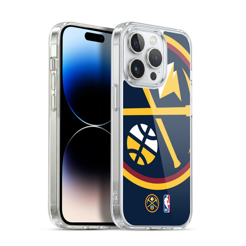 NBA Denver Nuggets Logo Oversized Soft Gel Case for Apple iPhone 14 Pro & MagSafe