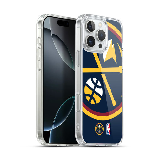 NBA Denver Nuggets Logo Oversized Soft Gel Case for Apple iPhone 16 Pro Max & MagSafe