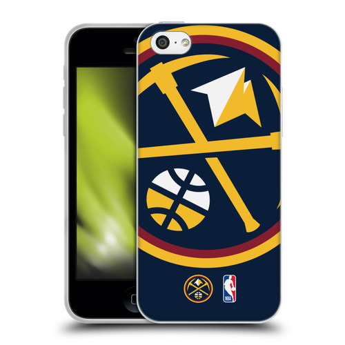 NBA Denver Nuggets Logo Oversized Soft Gel Case for Apple iPhone 5c