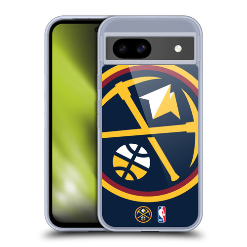 NBA Denver Nuggets Logo Oversized Soft Gel Case for Google Pixel 8a