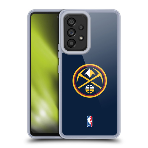NBA Denver Nuggets Logo Midnight Blue Soft Gel Case for Samsung Galaxy A53 5G (2022)