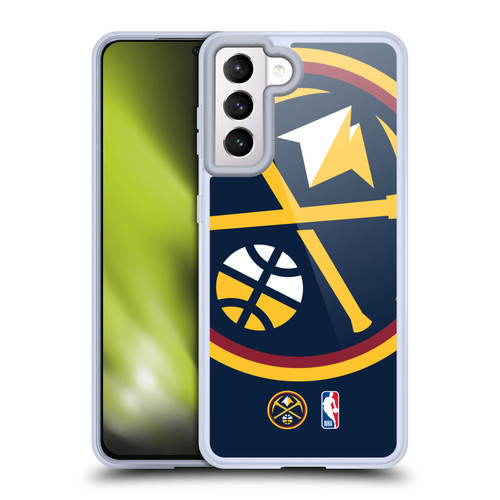 NBA Denver Nuggets Logo Oversized Soft Gel Case for Samsung Galaxy S21 5G & MagSafe