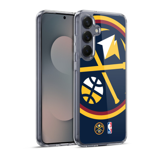 NBA Denver Nuggets Logo Oversized Soft Gel Case for Samsung Galaxy S25+ & MagSafe