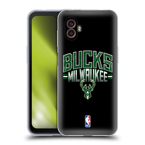NBA Milwaukee Bucks Logo Black Soft Gel Case for Samsung Galaxy Xcover6 Pro/Pro2