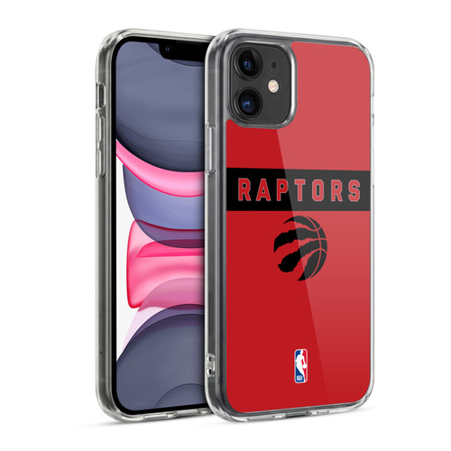NBA Toronto Raptors Logo Red Design Soft Gel Case for Apple iPhone 11