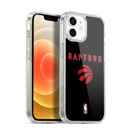 NBA Toronto Raptors Logo Black Design Soft Gel Case for Apple iPhone 12 / iPhone 12 Pro & MagSafe