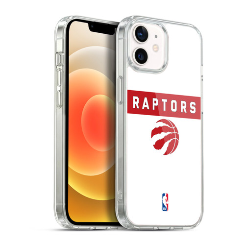 NBA Toronto Raptors Logo White Design Soft Gel Case for Apple iPhone 12 / iPhone 12 Pro & MagSafe