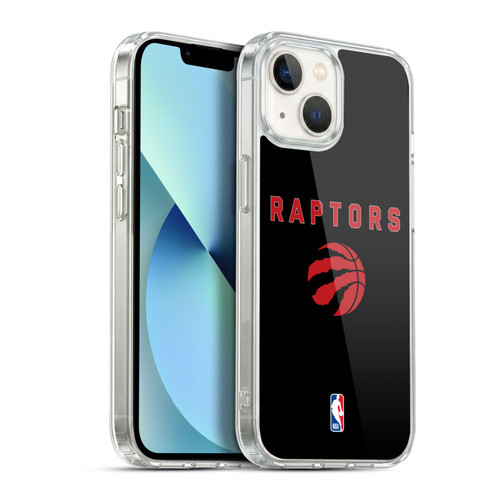 NBA Toronto Raptors Logo Black Design Soft Gel Case for Apple iPhone 13