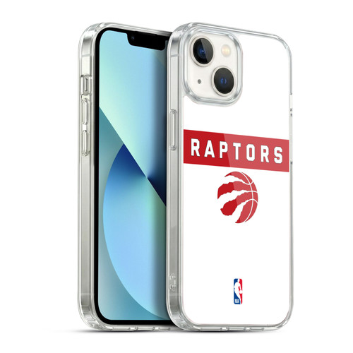 NBA Toronto Raptors Logo White Design Soft Gel Case for Apple iPhone 13