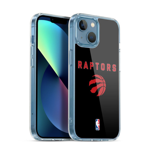 NBA Toronto Raptors Logo Black Design Soft Gel Case for Apple iPhone 13 Mini & MagSafe