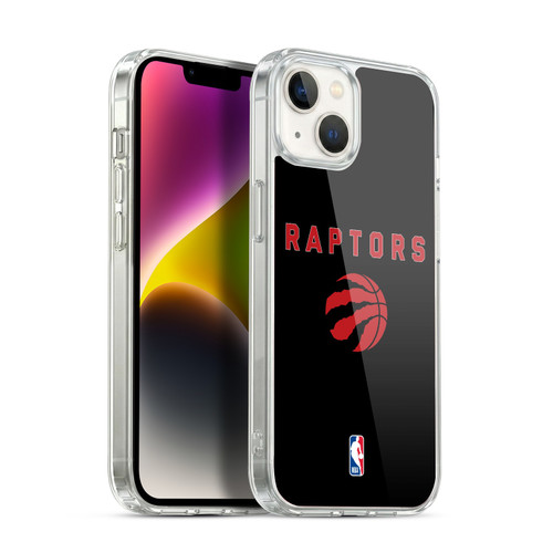 NBA Toronto Raptors Logo Black Design Soft Gel Case for Apple iPhone 14 Plus & MagSafe