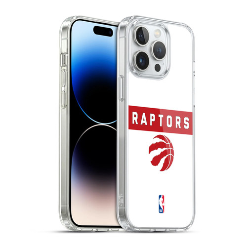 NBA Toronto Raptors Logo White Design Soft Gel Case for Apple iPhone 14 Pro Max & MagSafe