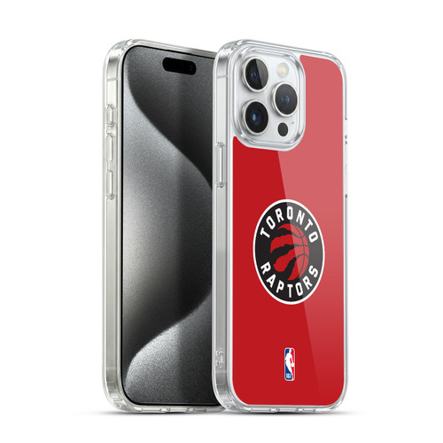 NBA Toronto Raptors Logo Red Soft Gel Case for Apple iPhone 15 Pro Max & MagSafe