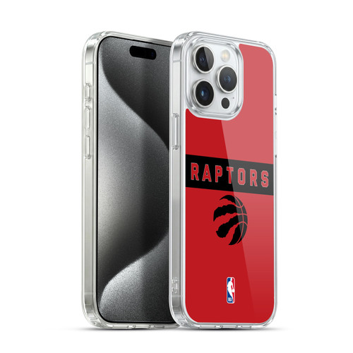 NBA Toronto Raptors Logo Red Design Soft Gel Case for Apple iPhone 15 Pro Max & MagSafe
