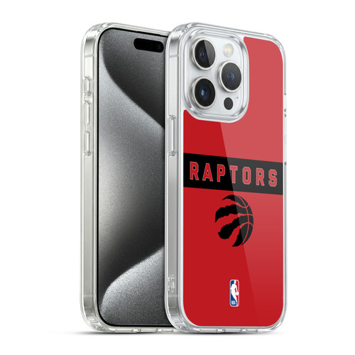 NBA Toronto Raptors Logo Red Design Soft Gel Case for Apple iPhone 15 Pro & MagSafe