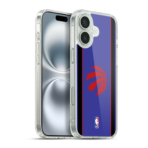 NBA Toronto Raptors Logo Retro Design Soft Gel Case for Apple iPhone 16 Plus & MagSafe