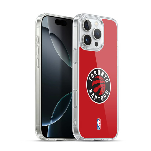NBA Toronto Raptors Logo Red Soft Gel Case for Apple iPhone 16 Pro Max & MagSafe