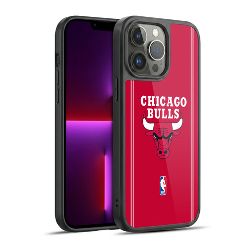 NBA Chicago Bulls Logo Red Design Gel Armour Case For Apple iPhone 13 Pro Max
