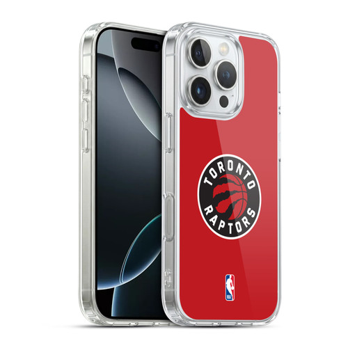 NBA Toronto Raptors Logo Red Soft Gel Case for Apple iPhone 16 Pro & MagSafe