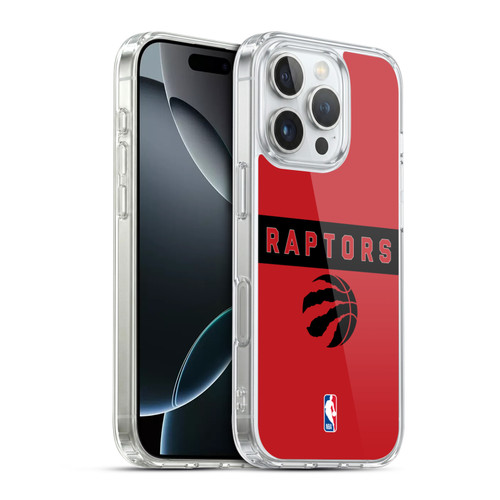 NBA Toronto Raptors Logo Red Design Soft Gel Case for Apple iPhone 16 Pro & MagSafe