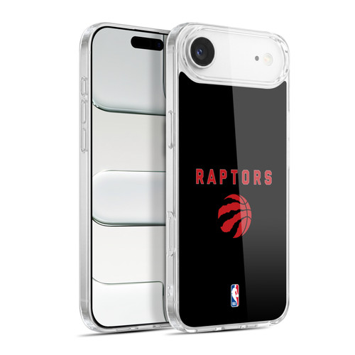 NBA Toronto Raptors Logo Black Design Soft Gel Case for Apple iPhone 17 Air