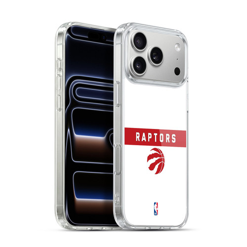 NBA Toronto Raptors Logo White Design Soft Gel Case for Apple iPhone 17 Pro Max