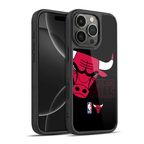 NBA Chicago Bulls Logo Oversized Gel Armour Case For Apple iPhone 16 Pro