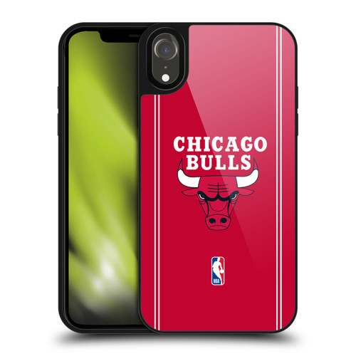 NBA Chicago Bulls Logo Red Design Gel Armour Case For Apple iPhone XR