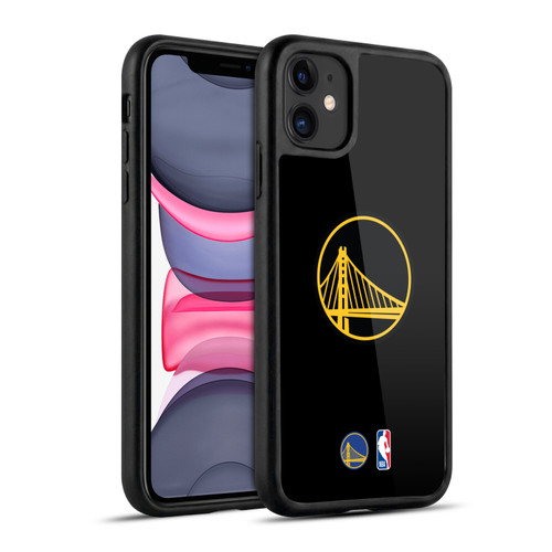 NBA Golden State Warriors Logo Black Design Gel Armour Case For Apple iPhone 11