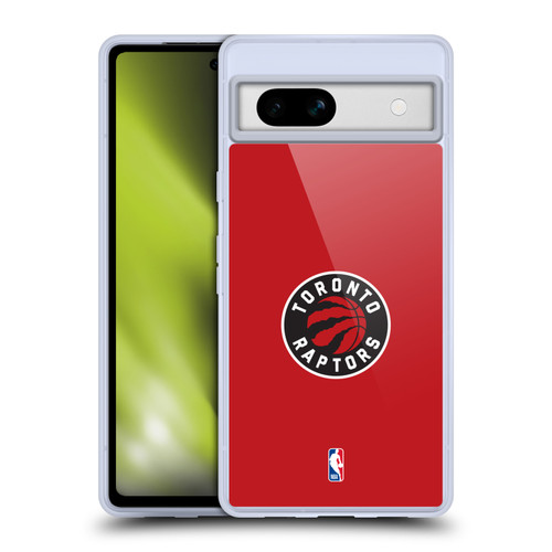 NBA Toronto Raptors Logo Red Soft Gel Case for Google Pixel 7a