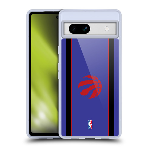 NBA Toronto Raptors Logo Retro Design Soft Gel Case for Google Pixel 7a