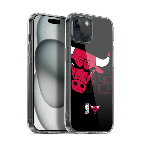 NBA Chicago Bulls Logo Oversized Soft Gel Case for Apple iPhone 15 Plus & MagSafe