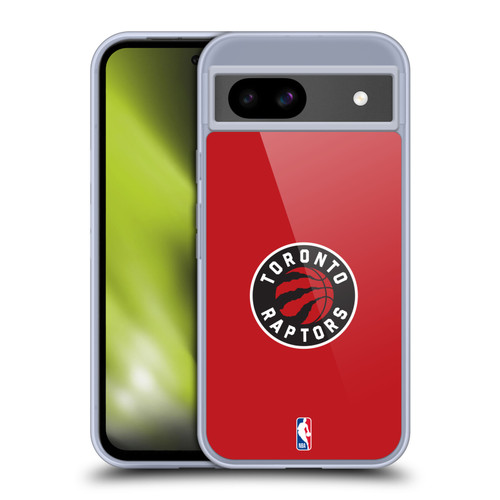 NBA Toronto Raptors Logo Red Soft Gel Case for Google Pixel 8a