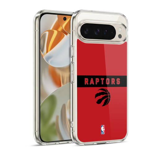 NBA Toronto Raptors Logo Red Design Soft Gel Case for Google Pixel 9 / Pixel 9 Pro