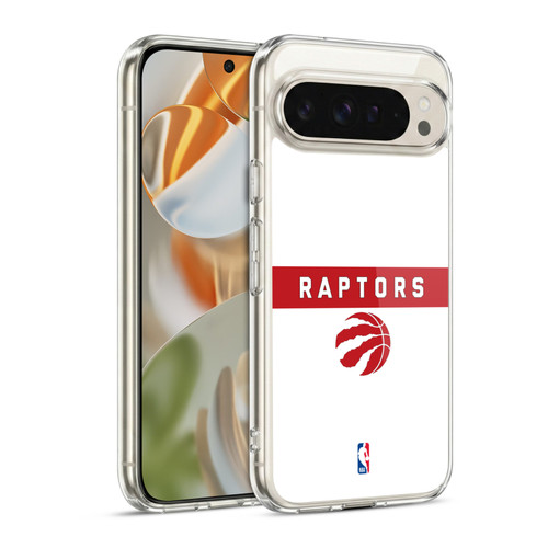 NBA Toronto Raptors Logo White Design Soft Gel Case for Google Pixel 9 / Pixel 9 Pro
