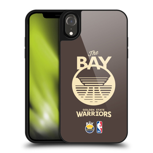 NBA Golden State Warriors Logo Brown Design Gel Armour Case For Apple iPhone XR