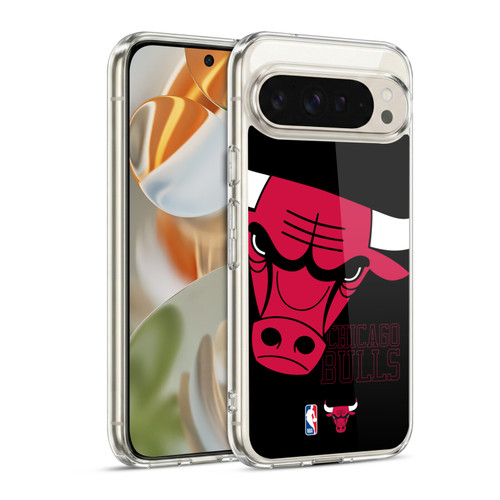 NBA Chicago Bulls Logo Oversized Soft Gel Case for Google Pixel 9 / Pixel 9 Pro