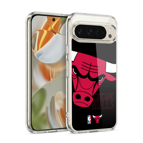 NBA Chicago Bulls Logo Oversized Soft Gel Case for Google Pixel 9 / Pixel 9 Pro